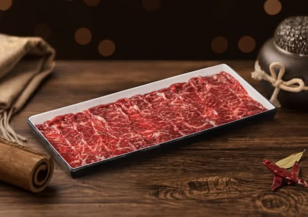 Fresh-cut ANgus Prime Short-Ribs Boneless Beef鲜切安格斯雪花牛